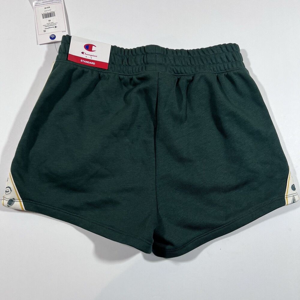 Champion Elective Sport Motif Taping Athletic Shorts Green Women's Size XS NWT! - Picture 5 of 6